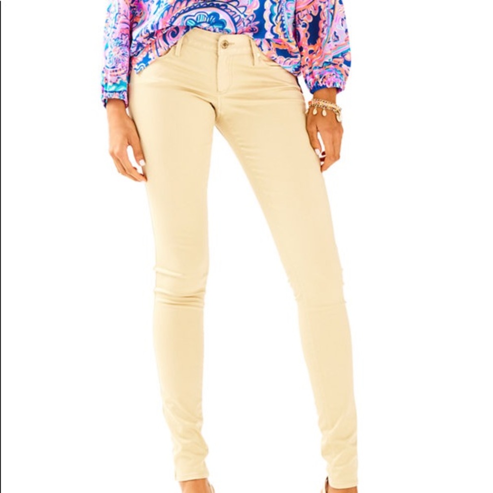 Lilly Pulitzer Worth Skinny Sateen Jeans